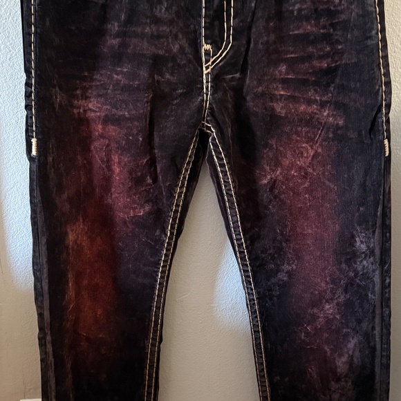 True Religion RICKY BROWN VELVET SUPER T STRAIGHT JEAN 34” - Picture 2 of 6